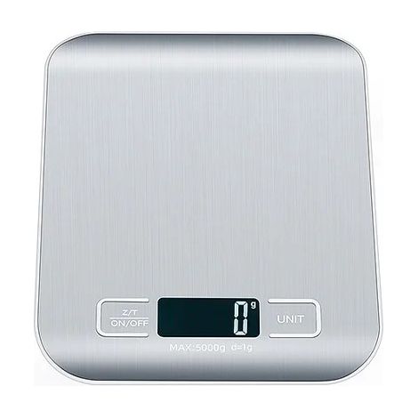 Balance de cuisine numérique rechargeable 5 kg/1 g, en ABS, accessoires de cuisine pour la maison et le barbecue, idéale pour la cuisson et la pâtisserie.