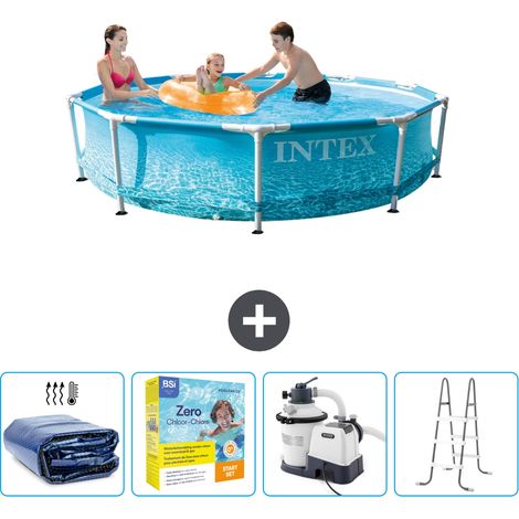 Intex Piscina con struttura Rotonda - 305x76 cm - 7-pezzi  SCB71 (1/5)