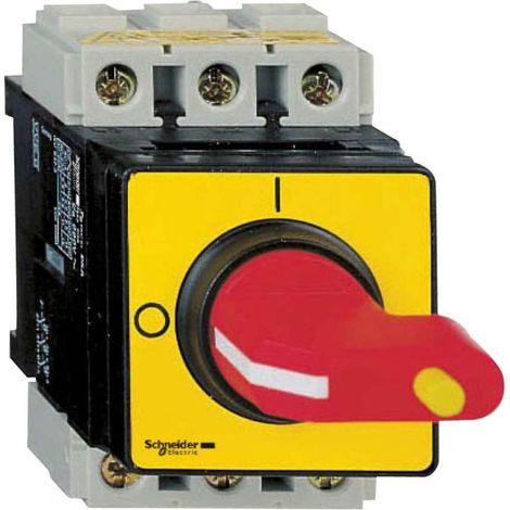 Schneider Electric Lasttrennschalter VVE, TeSys, 3p, 690 V 63A, abschließbarer roter Griff VVE3