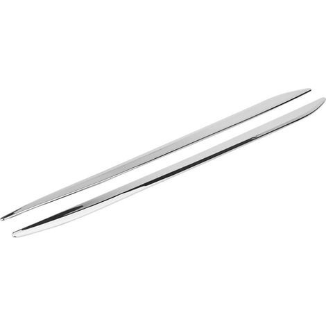 Car corner protector, 2pcs/set Bright silver anti-scratch rear bumper protector for car (1/5)