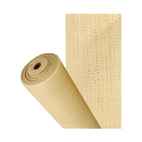 Malla Sombreo Beige 1,5 metros Rollo 50 Metros
