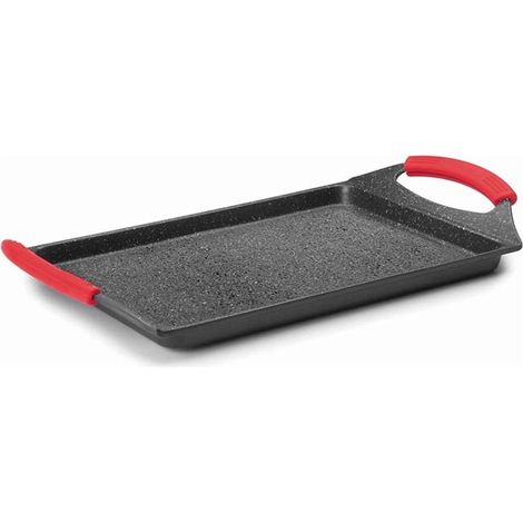 LACOR Smooth Eco Stone Grillplatte - Schwarz [33 x 25 cm] (1/3)