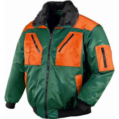 Pilotenjacke OSLO teXXor 4178 grün/orange Gr.5XL (1/3)