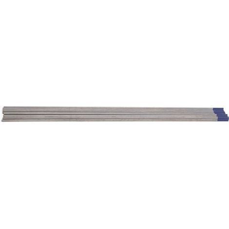 10 Stück WY20 (Yttrium-Wolfram) Nadelelektroden mit Lichtbogenummantelung zum Schweißen von dünnem Stahl, blau, 1,6 mm (1/5)