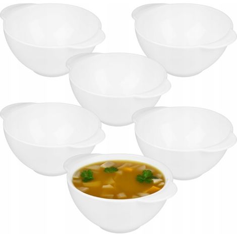 Pentola bianca da 650 ml, pratica insalatiera (1/3)