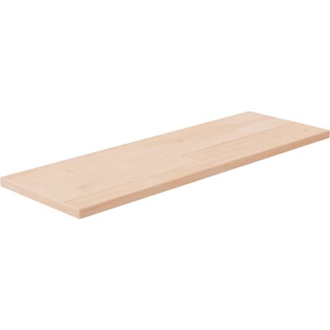 Regalboden 60x20x1,5 cm Unbehandeltes Massivholz Eiche