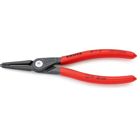 Pince de précision pour Circlips DIN 5256 C - Alésage:19-60mm - Pointes:1,8mm, Droites-Longueur : 180 mm - 48 11 J2 SB (1/4)