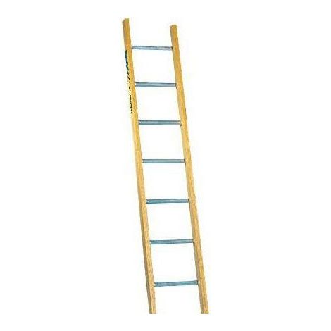 Leiter aus Holz-Alu 9 Sprossen - Länge 2.50m - MS1250 (1/4)