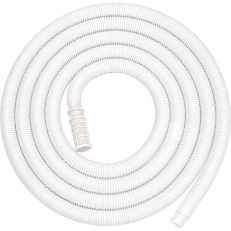 Tuyau Climatiseur ø 16mm avec Collier de Serrage Inox, Résistant UV Flexible 5M PVC Tuyau ÉVacuation Condensat Clim pour Climatiseurs Split (1/4)