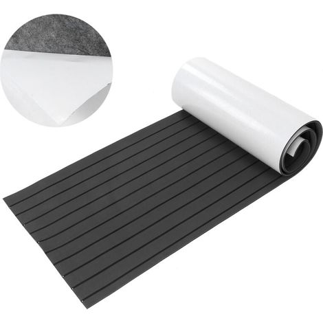 - Suelo para barcos, cubiertas de yates, espuma EVA sintética de teca, antideslizante, autoadhesivo, 240 x 60 x 0,6 cm, para barcos, yates, autocaravanas y jardines (1/5)