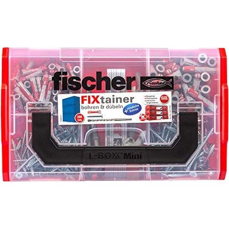 Fischer FIXtainer taladrar y tacos 306 piezas - 547166 (1/4)