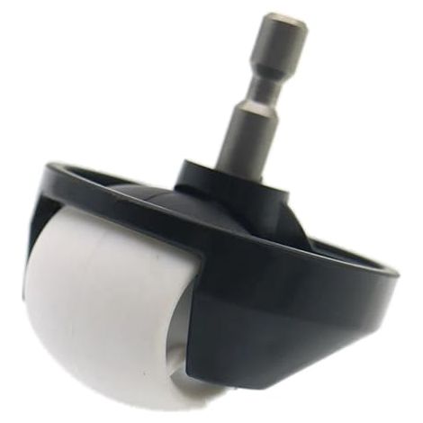 Roue Avant pour Aspirateur Robot Roomba Série 500/600/700/800 – Plastique & Métal, Noir/Blanc (1 Pièce) (1/3)