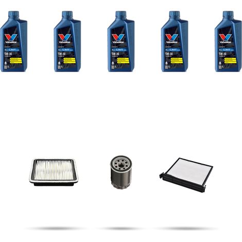 Kit tagliando 3 FILTRI e 5L OLIO compatibile con Subaru Impreza III 2.5 STI 294kw dal 2010 (1/5)