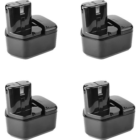 Batterie, capacité 3500mAh, compatible avec les outils Hitachi, 4 PACK, 12V (1/2)