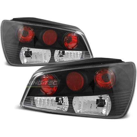 Paire de feux arriere Peugeot 306 97-01 noir-27336231 (1/2)