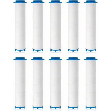 10PCS Filtres en Coton PP, 9,5 x 2,5 cm, Pomme de Douche Filtrante Filtre Pommeau de Douche, Filtres en Coton PP pour Filtre Douche Anti Calcaire, Filtre Eau Douche Remplaçable, Shower Filter (1/5)