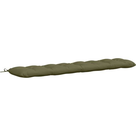 Cuscino per panchina VIANEN 100% Poliestere Verde Oliva vidaXL (1/5)
