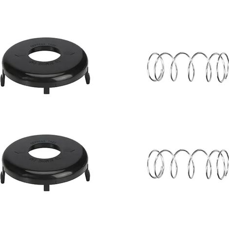 Trimmer-Spulenabdeckungssatz – 2 Abdeckungen und 2 Federn für Toro 88175 (1/5)