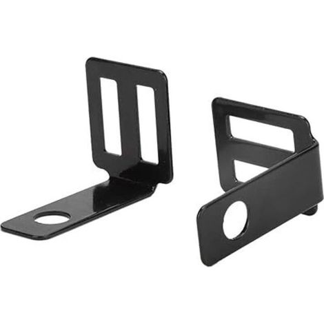 Support de clignotant, support de montage de clignotant arrière de moto universel en métal support de lampe de moto accessoires de remorque paquet de 2 (noir) (1/4)