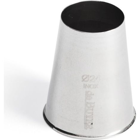 De Buyer Acciaio Beccuccio Foro Tondo cm. 2,4, 2111.24, Inossidabile, 3.5 cm (1/2)