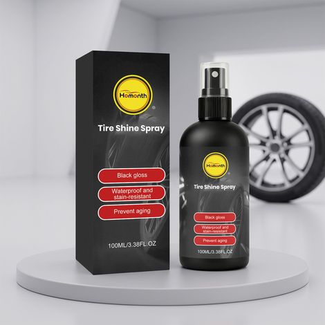 Reifenpolierspray zur Felgenreinigung, Fleckenentfernung, Politur, Beschichtung und Oberflächenaufhellung/-aufbereitung – 100 ml -- DTEKGAZ (1/5)