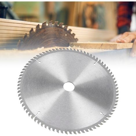 Lame de scie circulaire en carbure pour le travail du bois, modèle disque de coupe ultra-résistant (80 dents) (1/5)