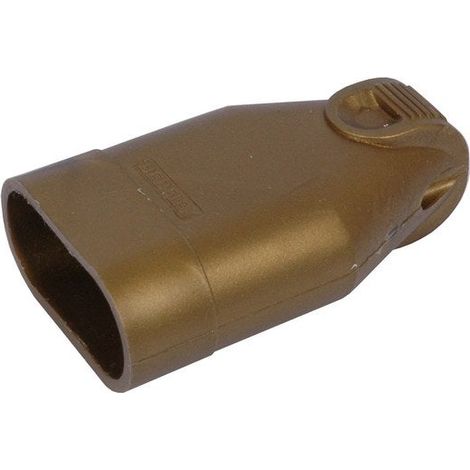 2-poliger 6A gerader weiblicher Elektrostecker - Gold DEBFLEX