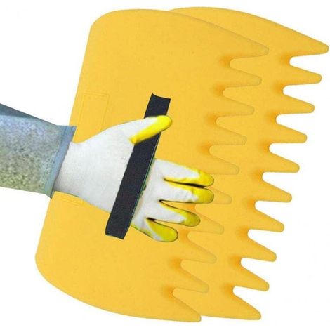 Rastrello per foglie, raccoglitore manuale per foglie da giardino, pinza raccogli foglie in plastica, pinza seghettata leggera per raccogliere foglie, erba e rifiuti.