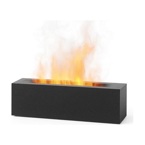 Diffuseur - Aroma Diffuseurs - Effet de flamme - Noir - Diffuseur de parfum - Humidificateur - Aromathérapie - Lampe Led - couleurs - Vaporisateur huile essentielle - Nébuliseur - 200 ml Chambre à cou (1/5)