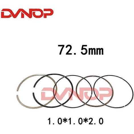 72,5 mm Kolbenringdichtungssatz passend für 300 cm³ Motor Jinling JLA-931E Feishen Buyang FA-D300 H300 YP300 LINHAI LH300 LH173MN (nur Ring) (1/5)