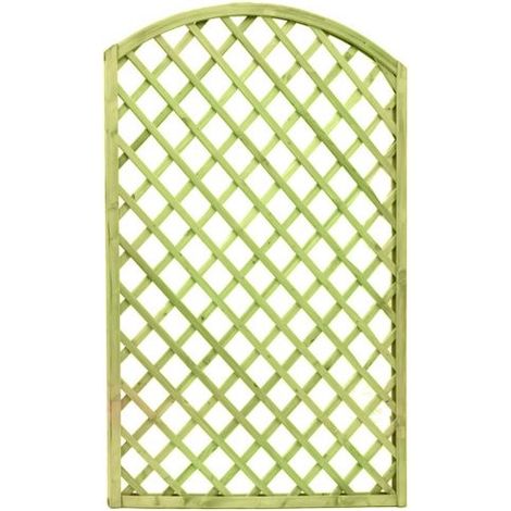 Confine PANNELLO GRIGLIATO CON ARCO IN LEGNO cm.180x160/180 h