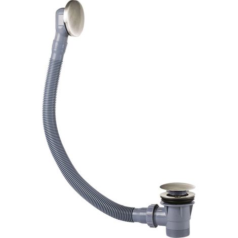 VÁLVULA DE DESAGÜE CLICK-CLACK CON REBOSADERO PARA BAÑERA TAPÓN