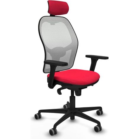 Piqueras y Crespo 3D036G2 Silla de oficina roja ergonómica