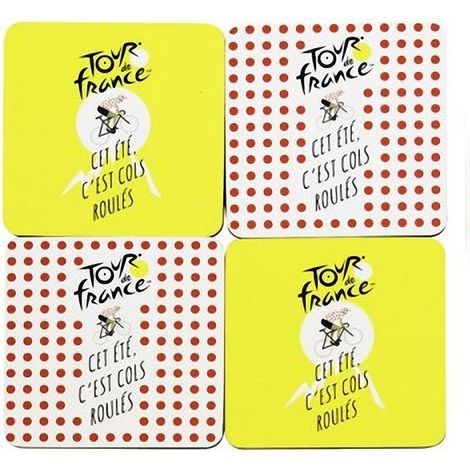 4 sous verres - TOUR DE FRANCE