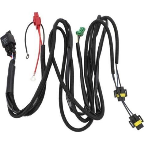 Nebelscheinwerferschalter-Kabelsatz, 12 V DC, praktisches Design, zuverlässig, langlebig, Nebelscheinwerferschalter-Kabelset mit Relais