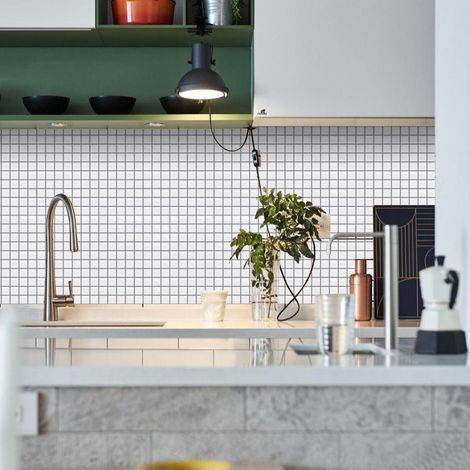 Set mit 5 DIY 3D Mosaikaufklebern, wasserfest und selbstklebend aus PVC, zur Dekoration Ihrer Küche oder Ihres Zuhauses. (1/5)