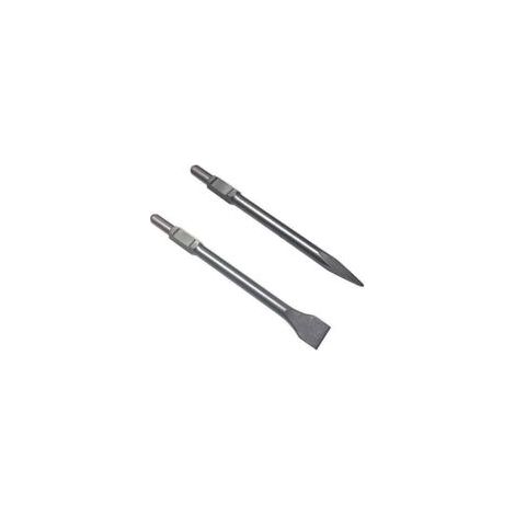 Professionnel SDS Hex Set de ciseaux 2 pièces 35, 50 x 410 mm burin plat Spat Ciseau Burin pointu emmanchement six pans 30 mm Spat pointu plat pour marteau de démolition (1/5)