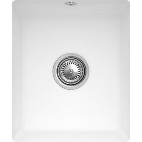 VB Unterbauspüle Subway 45 SU 332402 375 x440mm Rechteck Stone White CeramicPlus (1/2)