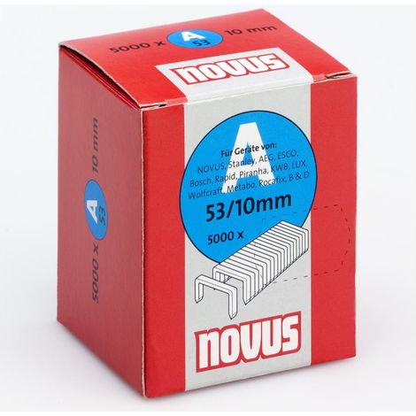 Grapas 5000 unidades tipo 53/10 Novus (1/2)