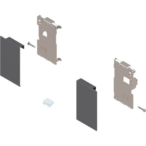 LegraBox Kit de Fixation Façade de Panne Intérieure Blanc P.Glass (1/4)