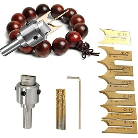 16-teiliges Fräser-Set für die Holzbearbeitung – Fräser- und Schneideset – Kleines, tragbares Werkzeugset aus hochfestem legiertem Stahl (1/4)