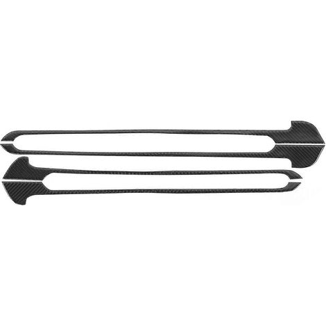 Ensemble de 4 garnitures de panneaux de porte intérieurs en fibre de carbone, compatibles avec Honda CRV 2016-2019 (1/4)
