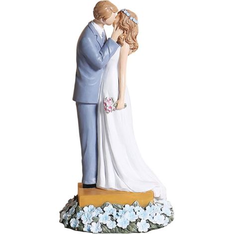 Gâteau de mariage Décorations de mariage de mariage mariée et marié figures drôles de couple de mariage statue (1/5)