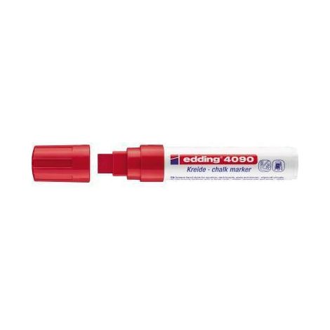 Edding 4090 4-4090002 Marqueur craie rouge 4 mm, 15 mm Y20441 (1/4)