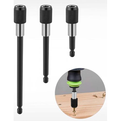 3 Porte-Embouts Changement Rapide Magnétiques 1/4 (1/5)