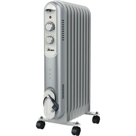 Ardes AR4R09S Elektrische Raumheizung Öl-Heizlüfter Indoor Schwarz, Grau, Weiß 2000 W