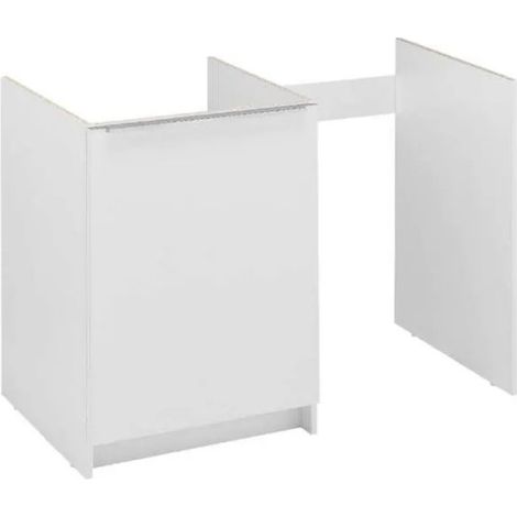 Einzelmöbel niedrig 40cm, für Küchenzeile 1m, mit Wange
