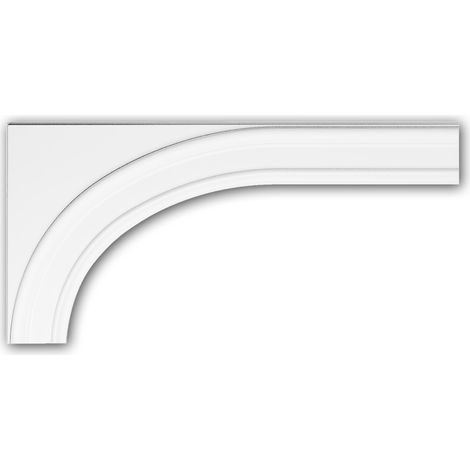 Byblos revestimiento para estantería 155001 Profhome Elemento decorativo estilo Neoclasicismo blanco (1/4)