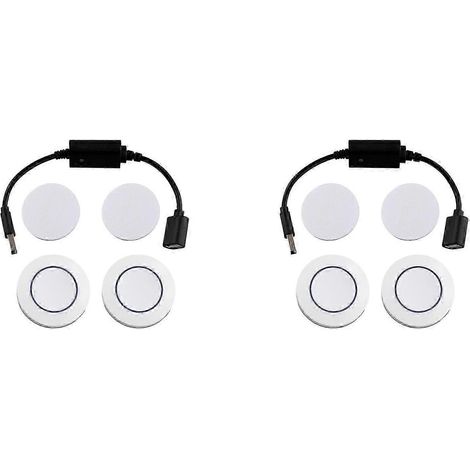 Interrupteur marche/arrêt sans fil RF, 2 x 5 V CC, compatible USB, pour rubans LED, lampes de lecture et ventilateurs. Modèle à bascule WHBYV (1/4)