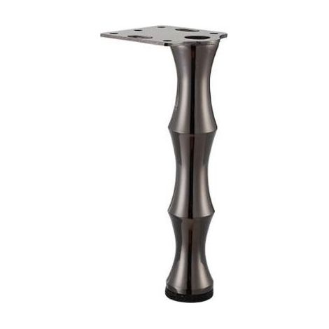 4 pieds de meubles légers et luxueux en bambou et métal (16 cm (noir)) (1/4)